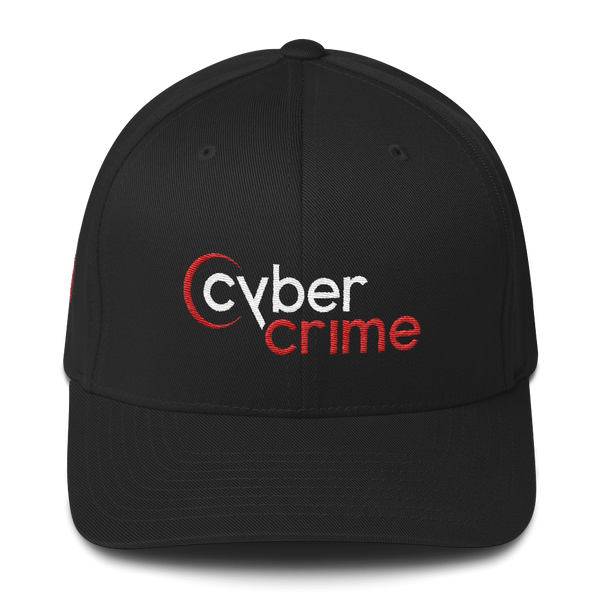 CYBERCRIME NET FLEXFIT TWILL CAP-HAT-YUP-FLEX-cyber crime, cybercrime, hacker, HAT-YUP-FLEX, Sale2K19-Dustrial