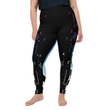 CMD & CTRL ULTRA CHROMA V2 PS LEGGINGS-PLUS SIZE LEGGINGS-leggings-ps-prf, MECH, PLUS-SIZE-LEGGINGS-Dustrial