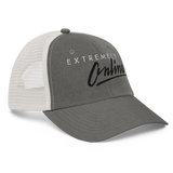 EXTREMELY ONLINE PIGMENT DYED TRUCKER HAT-PIGTWILL TRUCKER HAT-__label:NEW, cyber crime, cybercrime, cyberpunk, hacker, PIGTWILL TRUCKER HAT-Dustrial