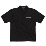 SORRY E POLO SHIRT-POLO SHIRT-cyber crime, cybercrime, hacker, Mono, POLO SHIRT, POLO-E-PA-Dustrial