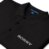 SORRY E POLO SHIRT-POLO SHIRT-cyber crime, cybercrime, hacker, Mono, POLO SHIRT, POLO-E-PA-Dustrial