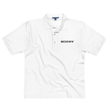 SORRY E POLO SHIRT-POLO SHIRT-cyber crime, cybercrime, hacker, Mono, POLO SHIRT, POLO-E-PA-Dustrial