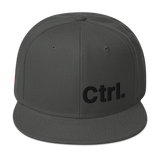 CTRL SNAPBACK-HAT-SNAP-cyber crime, cybercrime, cyberpunk, hacker, HAT-OT-SNAP, Sale2K19-Dustrial