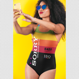 VHS SORRY BODYSUIT-BODYSUITS-BODYSUIT, Festival Fashion, off air, ONE PIECE PR, SWIMWEAR-BODYSUIT-Dustrial