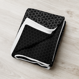 HEX AUTOMATA BLVCK THROW BLANKET-THROW BLANKET 50X60-metric-Dustrial