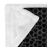 HEX AUTOMATA BLVCK THROW BLANKET-THROW BLANKET 50X60-metric-Dustrial