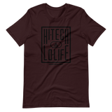 HI-TECH LO-LIFE GRAPHIC TEE-GRAPHIC TEE-bc-uni-tshirt, cyber crime, cybercrime, GRAPHIC-TEE, hacker, men, Tee, TurboGrafx-16, women-Dustrial