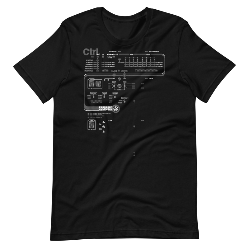 CTRL MAINFRAME GRAPHIC TEE-GRAPHIC TEE-__label:NEW, cyber crime, cybercrime, cyberpunk, GRAPHIC-TEE, hacker-Dustrial