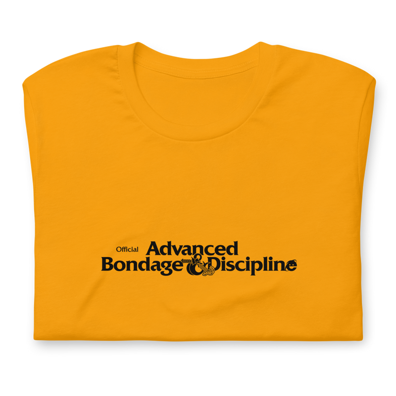 ADVANCED BONDAGE & DISCIPLINE GRAPHIC TEE-GRAPHIC TEE-bc-uni-tshirt, D20, GRAPHIC-TEE-Dustrial