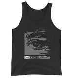 VOIGHT KAMPFF UNISEX TANK TOP-GRAPHIC TANK TOP-cyber crime, cybercrime, hacker, UNI-TANK-TOP-BELLA-Dustrial