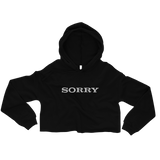 SORRY E CROP HOODIE-CROP HOODIE E BC-crop-hoodie-bc, off air-Dustrial