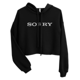 SORRY E CROP HOODIE-CROP HOODIE E BC-crop-hoodie-bc, off air-Dustrial