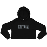 EMOTIONAL E CROP HOODIE-CROP HOODIE E BC-crop-hoodie-bc, goth, MALL GOTH-Dustrial
