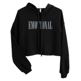 EMOTIONAL E CROP HOODIE-CROP HOODIE E BC-crop-hoodie-bc, goth, MALL GOTH-Dustrial