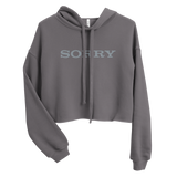 SORRY E CROP HOODIE-CROP HOODIE E BC-crop-hoodie-bc, off air-Dustrial