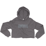 EMOTIONAL E CROP HOODIE-CROP HOODIE E BC-crop-hoodie-bc, goth, MALL GOTH-Dustrial
