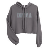 EMOTIONAL E CROP HOODIE-CROP HOODIE E BC-crop-hoodie-bc, goth, MALL GOTH-Dustrial
