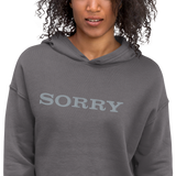 SORRY E CROP HOODIE-CROP HOODIE E BC-crop-hoodie-bc, off air-Dustrial