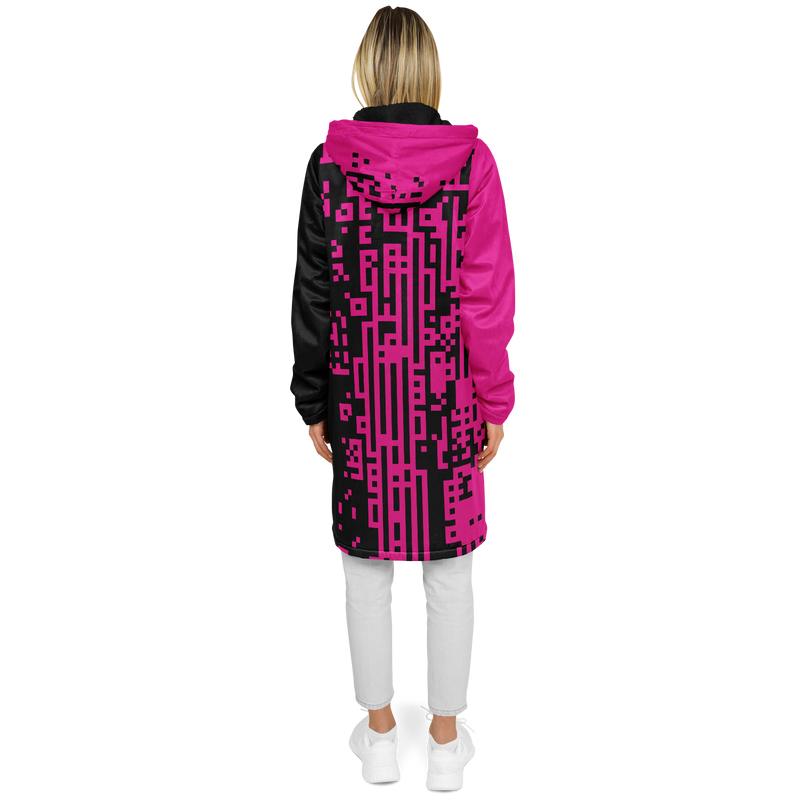 DEFRAG MAGENTIC DEEPFLEECE ZIP CLOAK