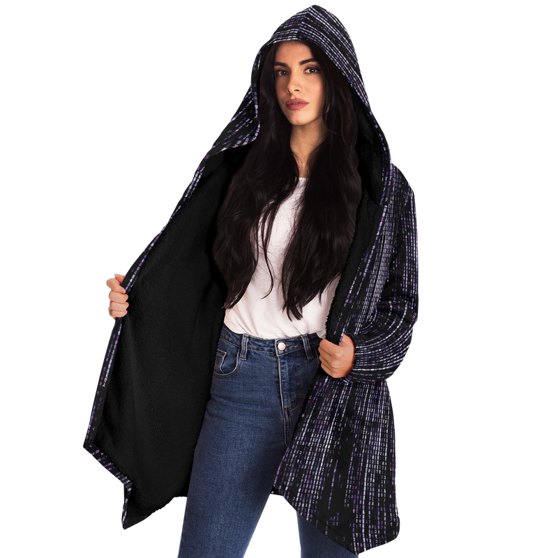 MATRIX BLUE DEEPFLEECE CLOAK