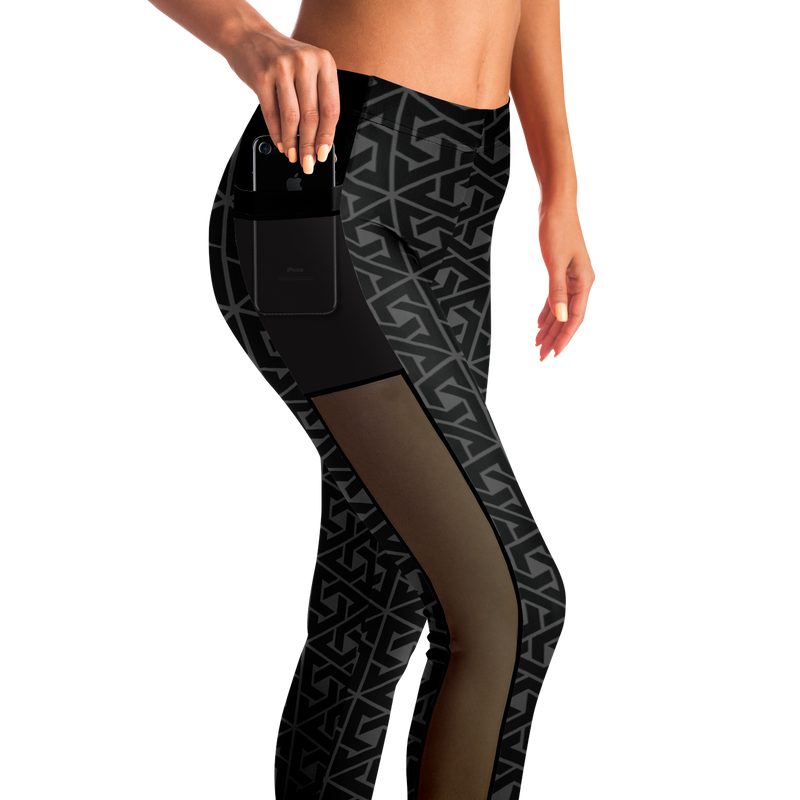 TRINITY BLVCK MESH LEGGINGS