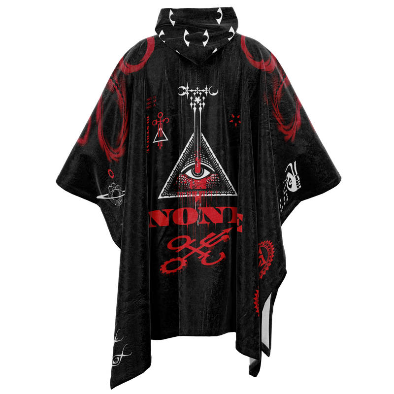 NOTHING SACRED FLANNEL PONCHO