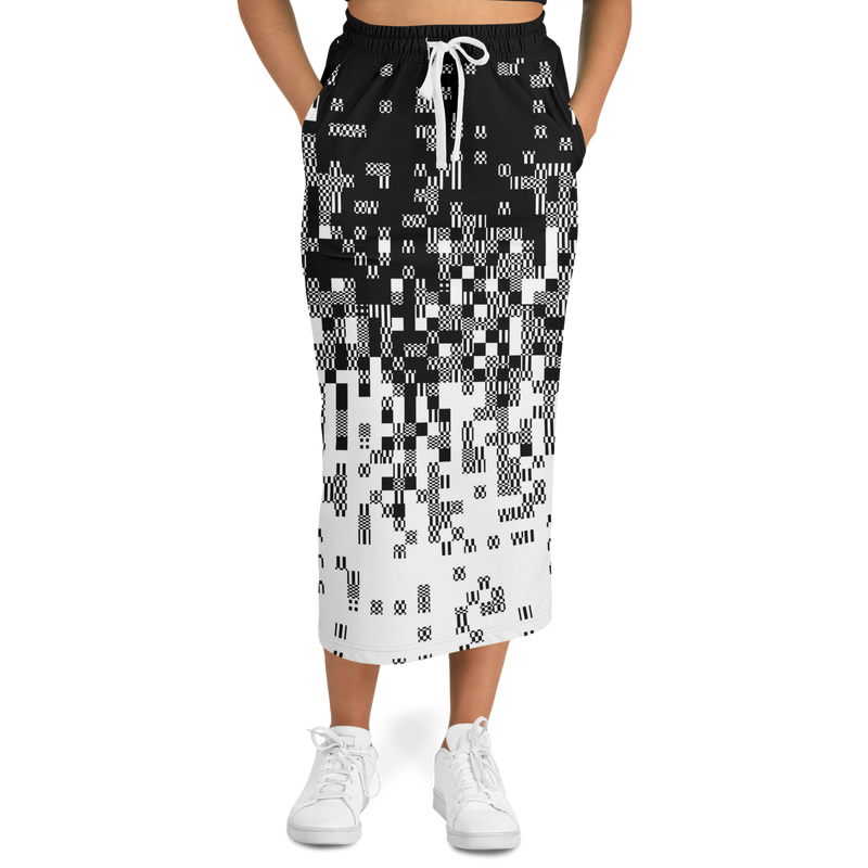 DEFRAG MONO LONG POCKET SKIRT