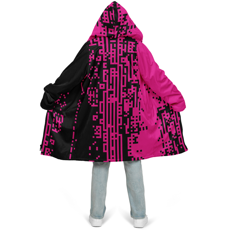 DEFRAG MAGENTIC DEEPFLEECE ZIP CLOAK