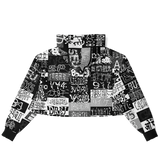 CAPTCHA AO CROP HOODIE
