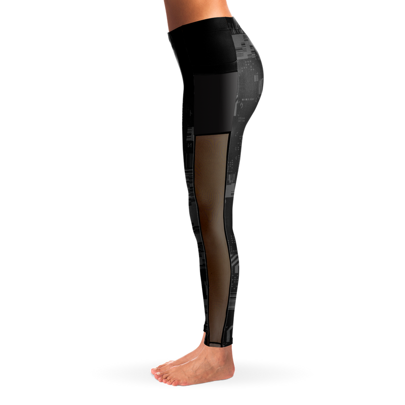 XEROBLVCK MESH LEGGINGS