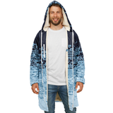 DEFRAG AZURE DEEPFLEECE ZIP CLOAK