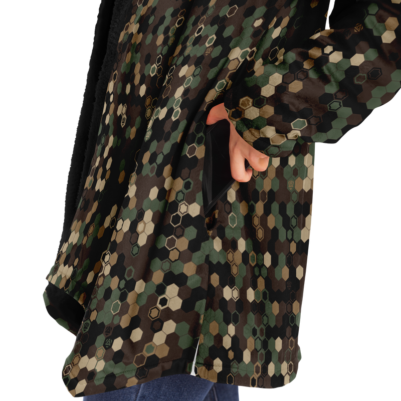 HEX CAMO DEEPFLEECE CLOAK