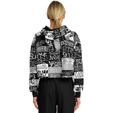 CAPTCHA AO CROP HOODIE
