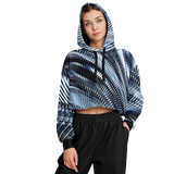 QUBEWAVE AO CROP HOODIE