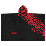 DEFRAG VERT128 HAZRED FLANNEL PONCHO