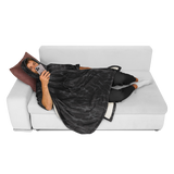 FRACT DRK FLANNEL PONCHO