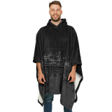 DEFRAG VERT128 DRK  FLANNEL PONCHO