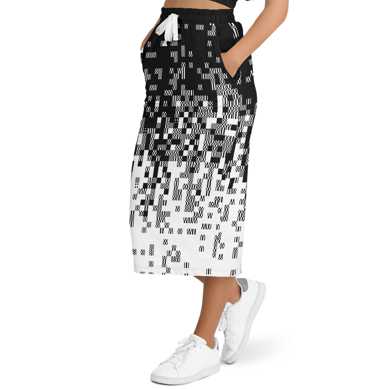 DEFRAG MONO LONG POCKET SKIRT