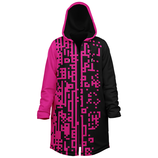 DEFRAG MAGENTIC DEEPFLEECE ZIP CLOAK