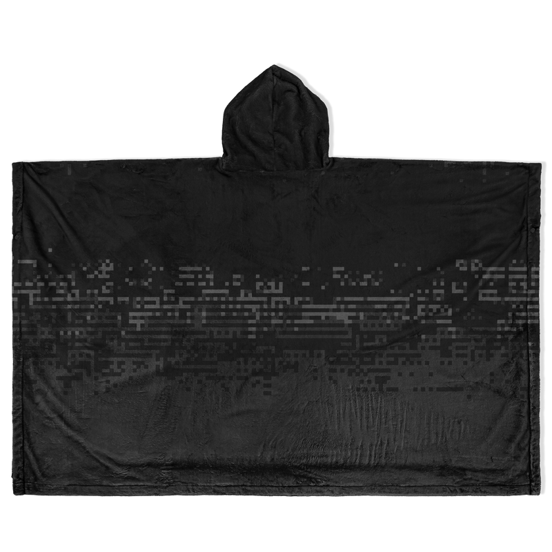 DEFRAG VERT128 DRK  FLANNEL PONCHO