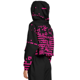 DEFRAG MAGENTIC AO CROP HOODIE