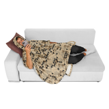 CAMOTOOTH PALE FLANNEL PONCHO