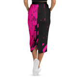 CMD & CTRL MAGENTIC LONG POCKET SKIRT