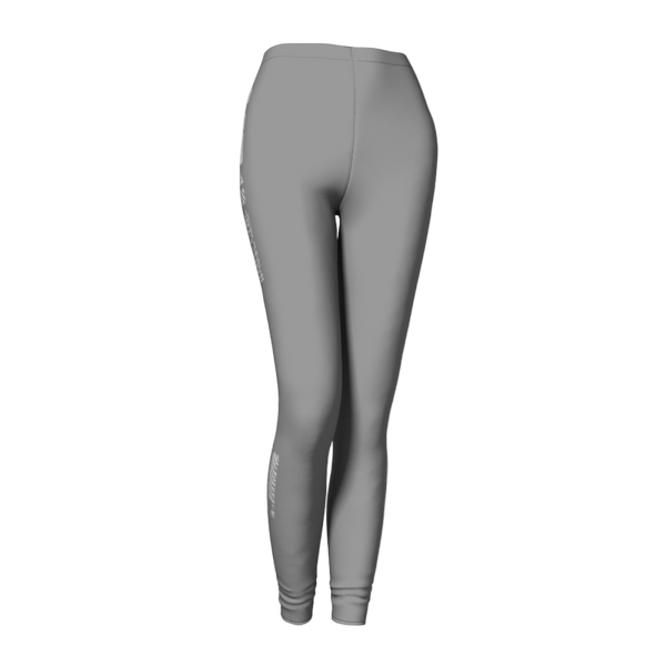 Gray leggings on a white background
