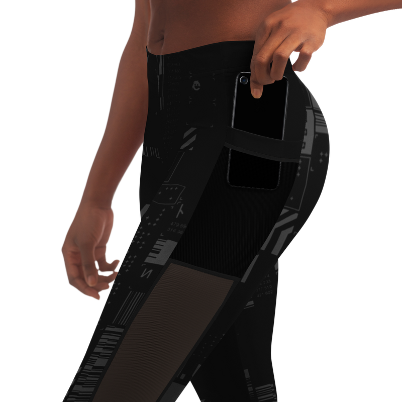 XEROBLVCK MESH LEGGINGS