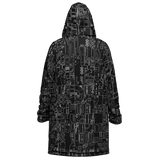 GREEBLES BLVCK DEEPFLEECE ZIP CLOAK