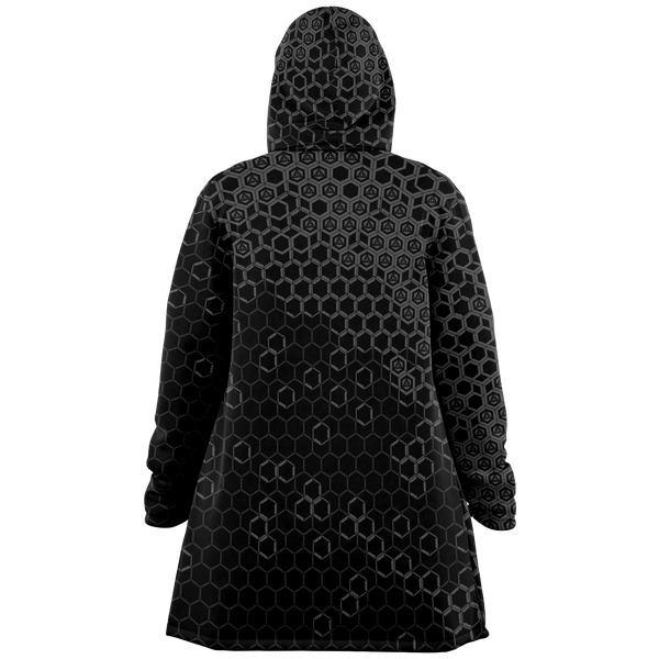 HEX AUTOMATA BLVCK DEEPFLEECE CLOAK