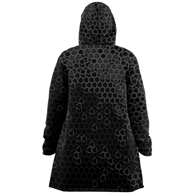 HEX AUTOMATA BLVCK DEEPFLEECE CLOAK