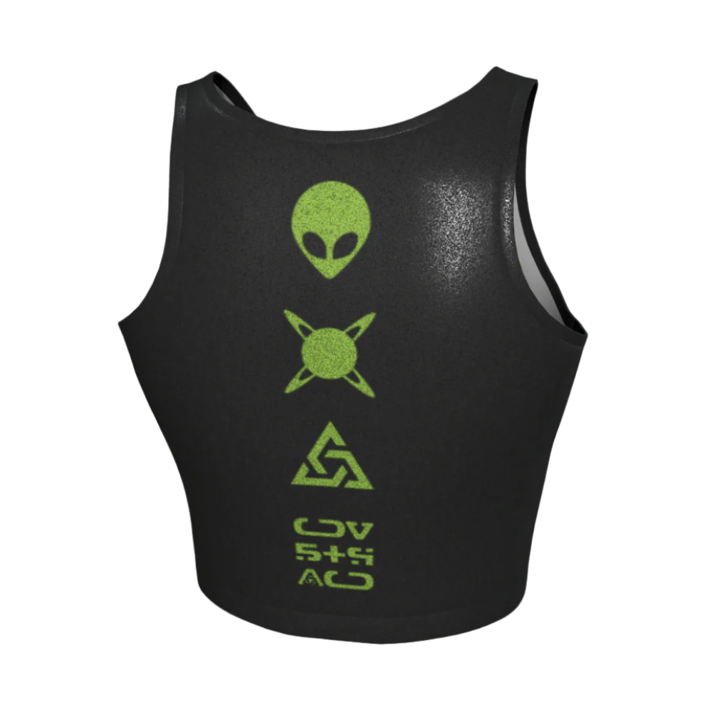 XENOHAZARD GLIT DURARE CROP TOP – Dustrial