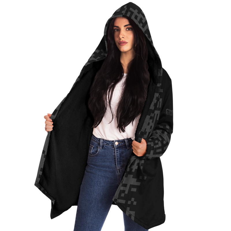 DEFRAG VERT128 DRK DEEPFLEECE CLOAK